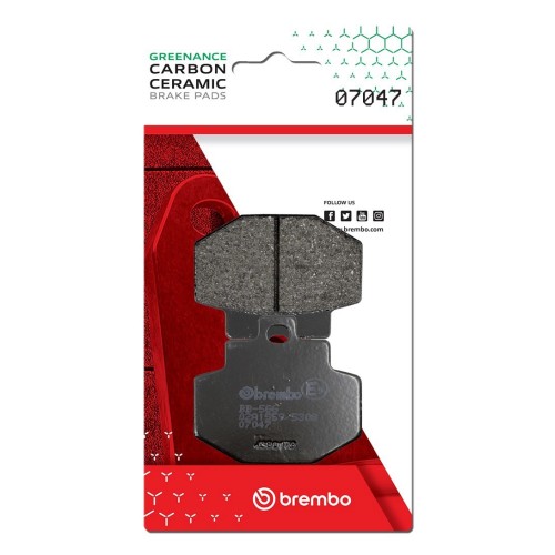 pastillas de freno moto brembo genuinas 07047