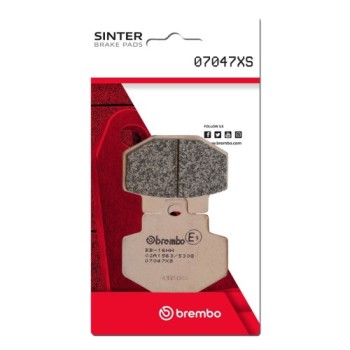 pastillas de freno moto brembo sinterizadas 07047xs