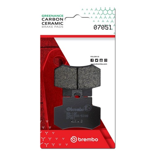 pastillas de freno moto brembo genuinas 07051