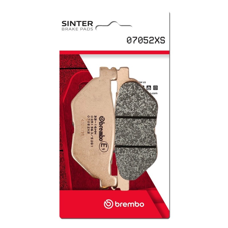 pastillas de freno moto brembo sinterizadas 07052xs