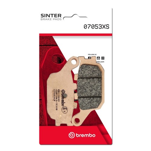 pastillas de freno moto brembo sinterizadas 07053xs
