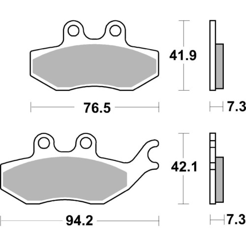 pastillas de freno moto brembo genuinas 07054