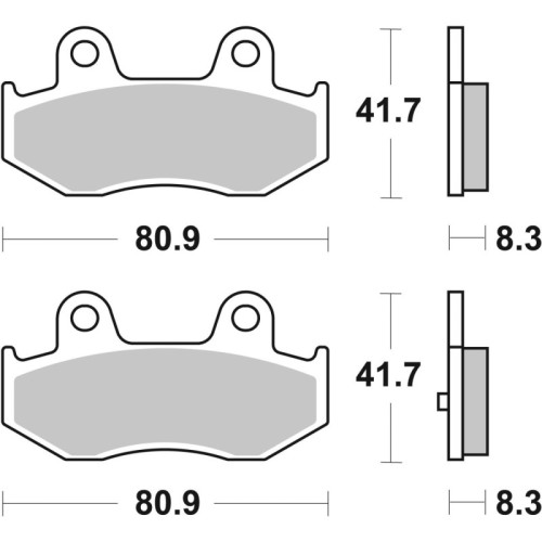 pastillas de freno moto brembo sinterizadas 07055xs
