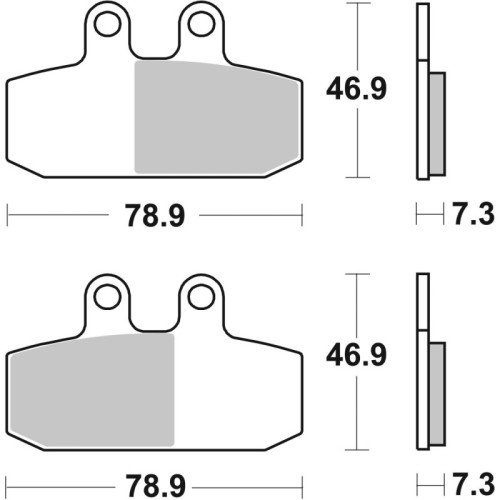 pastillas de freno moto brembo genuinas 07057