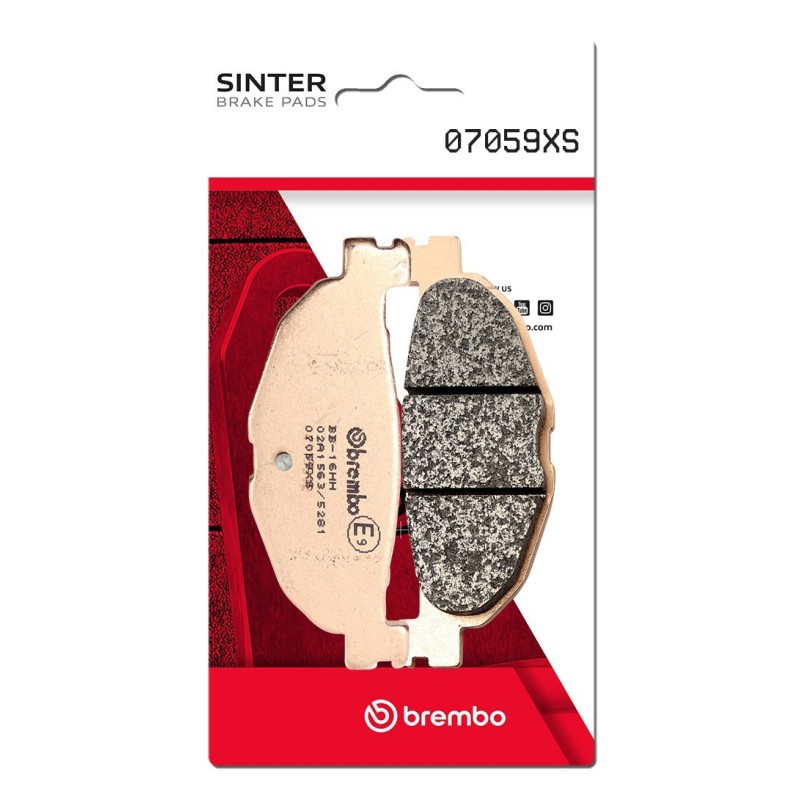 pastillas de freno moto brembo sinterizadas 07059xs