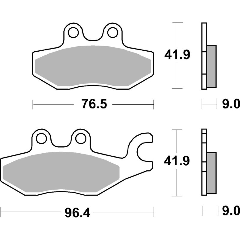 pastillas de freno moto brembo sinterizadas 07060xs