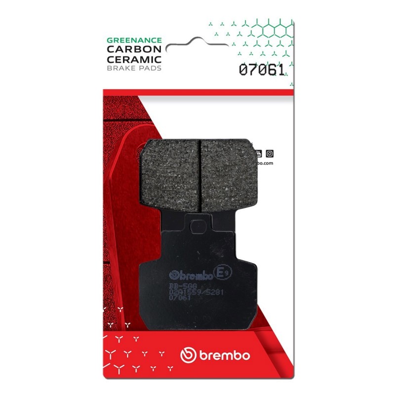 pastillas de freno moto brembo genuinas 07061