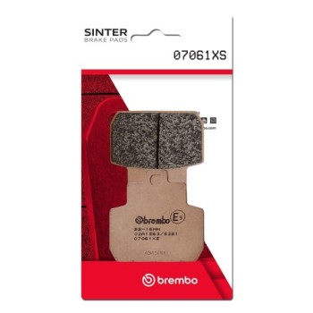 pastillas de freno moto brembo sinterizadas 07061xs
