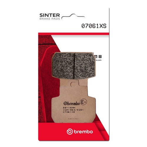 pastillas de freno moto brembo sinterizadas 07061xs