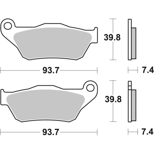 pastillas de freno moto brembo genuinas 07065