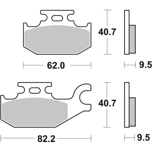 pastillas de freno moto brembo genuinas 07070