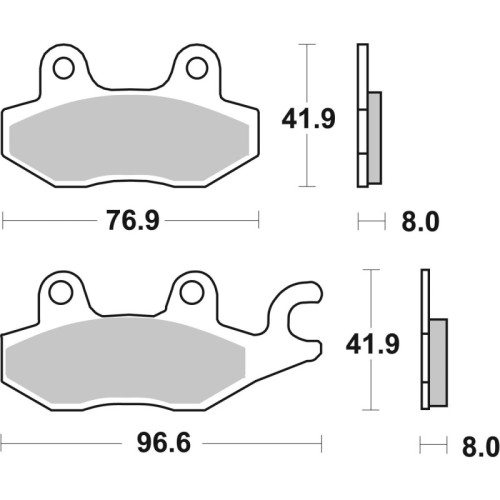 pastillas de freno moto brembo genuinas 07071