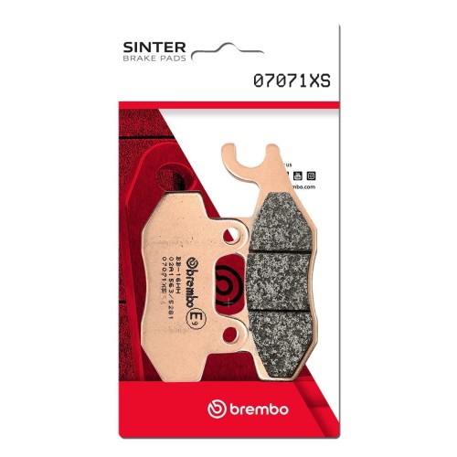 pastillas de freno moto brembo sinterizadas 07071xs