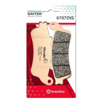 pastillas de freno moto brembo sinterizadas 07072xs