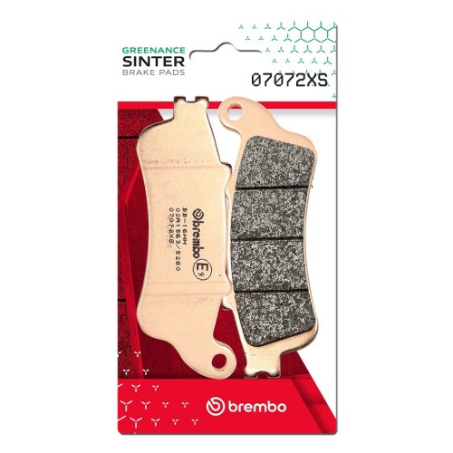 pastillas de freno moto brembo sinterizadas 07072xs