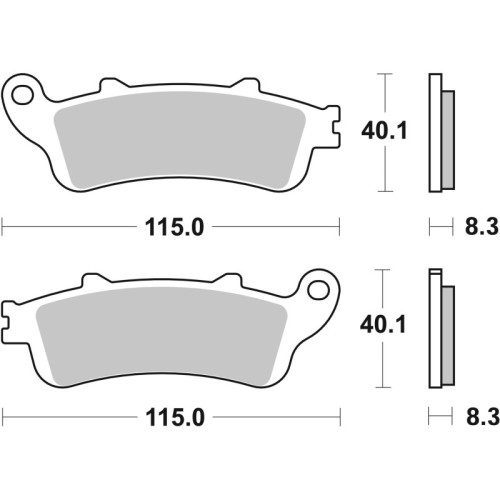 pastillas de freno moto brembo sinterizadas 07072xs