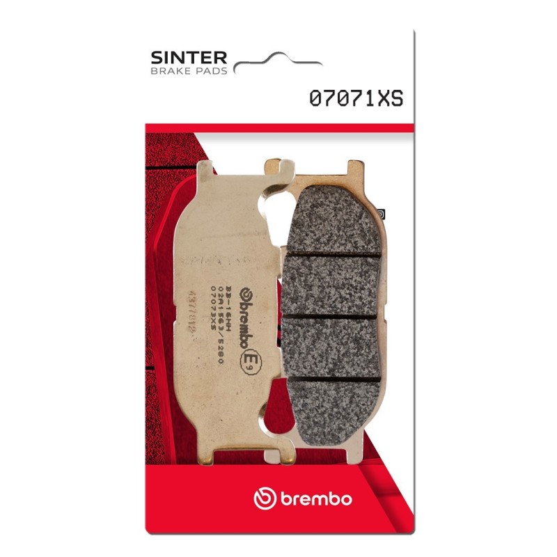 pastillas de freno moto brembo sinterizadas 07073xs