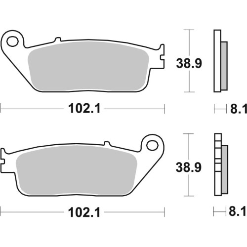 pastillas de freno moto brembo genuinas 07074