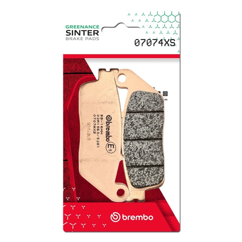 pastillas de freno moto brembo sinterizadas 07074xs