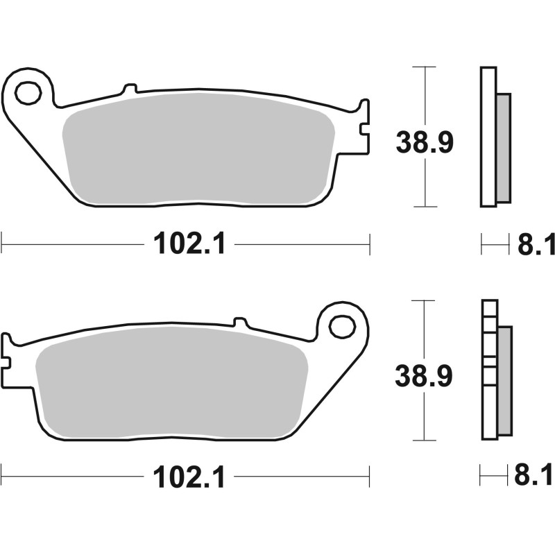 pastillas de freno moto brembo sinterizadas 07074xs