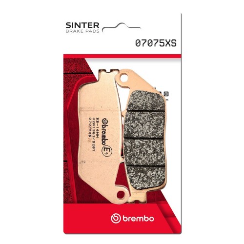 pastillas de freno moto brembo sinterizadas 07075xs