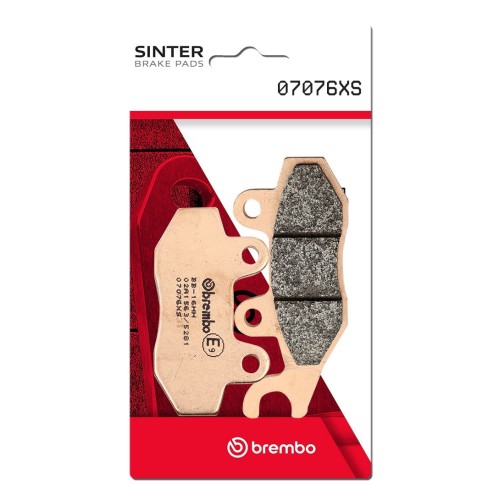 pastillas de freno moto brembo sinterizadas 07076xs