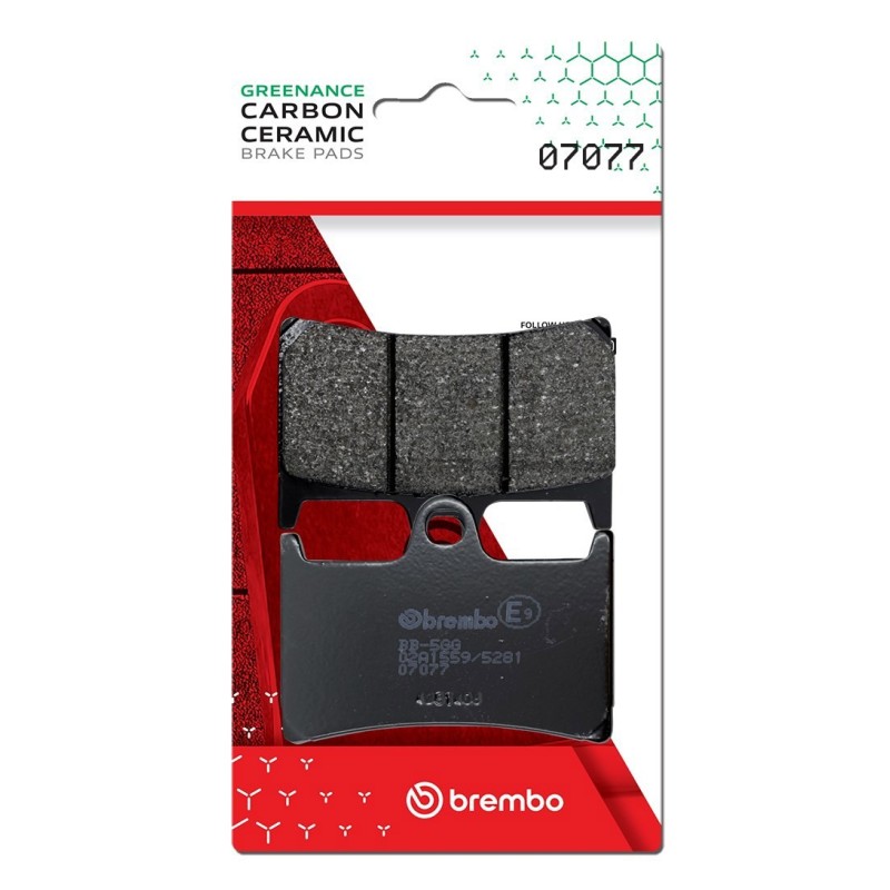 pastillas de freno moto brembo genuinas 07077