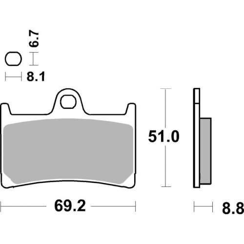 pastillas de freno moto brembo genuinas 07077
