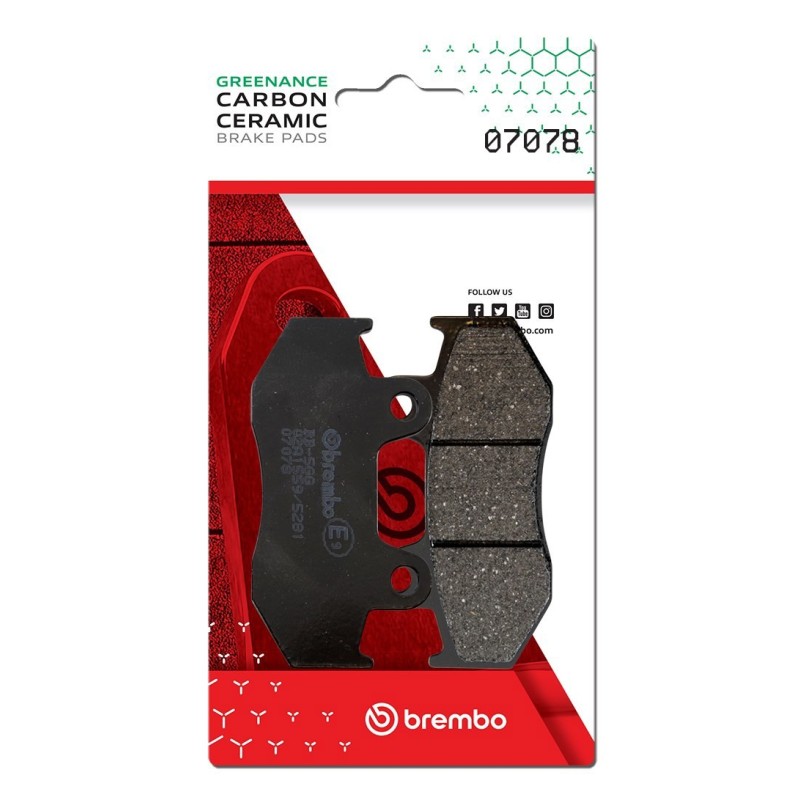 pastillas de freno moto brembo genuinas 07078