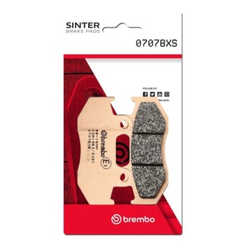 pastillas de freno moto brembo sinterizadas 07078xs