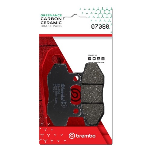 pastillas de freno moto brembo genuinas 07080