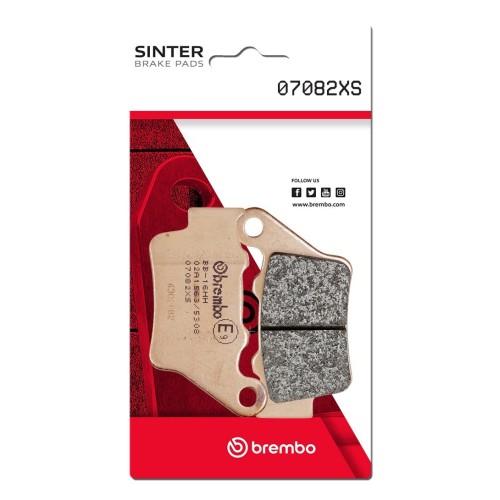 pastillas de freno moto brembo sinterizadas 07082xs
