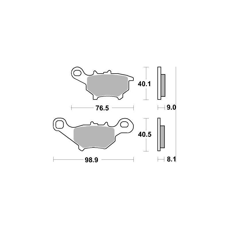 pastillas de freno moto brembo genuinas 07091