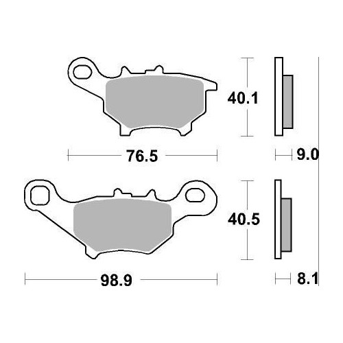 pastillas de freno moto brembo genuinas 07091