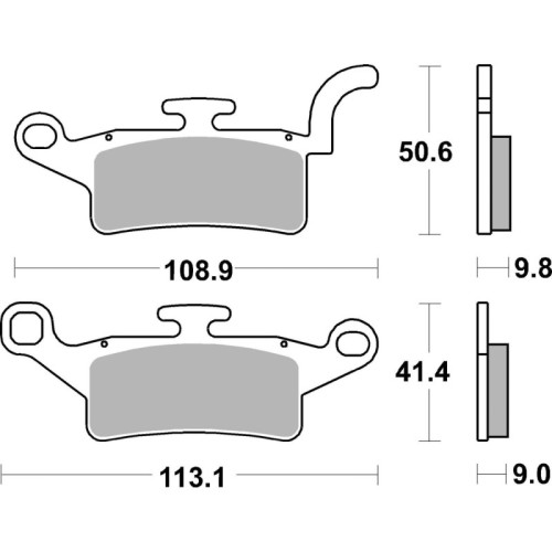 pastillas de freno moto brembo genuinas 07093