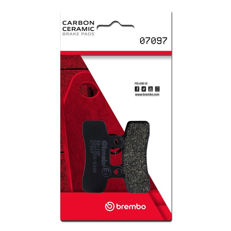 pastillas de freno moto brembo genuinas 07097