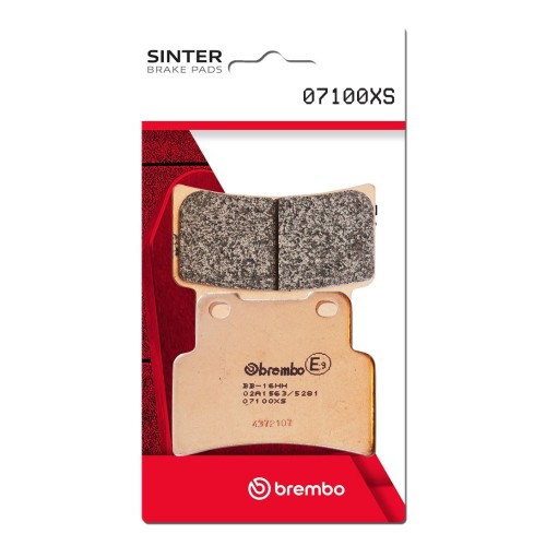 pastillas de freno moto brembo sinterizadas 07100xs