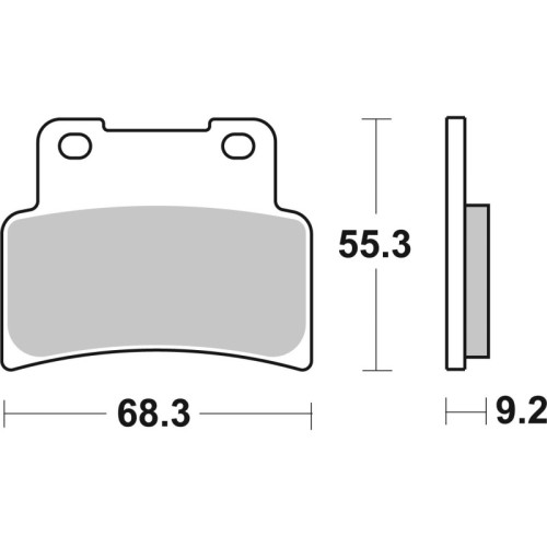 pastillas de freno moto brembo sinterizadas 07100xs