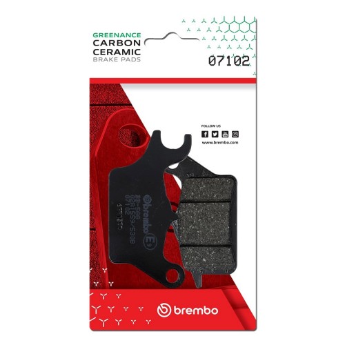 pastillas de freno moto brembo genuinas 07102