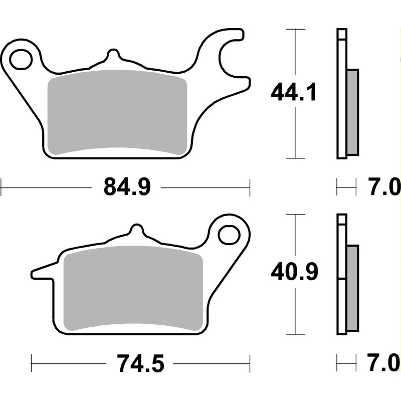 pastillas de freno moto brembo genuinas 07102