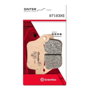 pastillas de freno moto brembo sinterizadas 07103xs