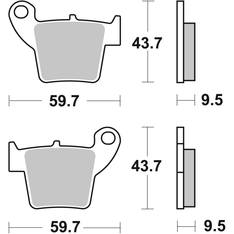 pastillas de freno moto brembo genuinas 07106