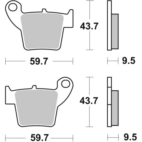 pastillas de freno moto brembo genuinas 07106