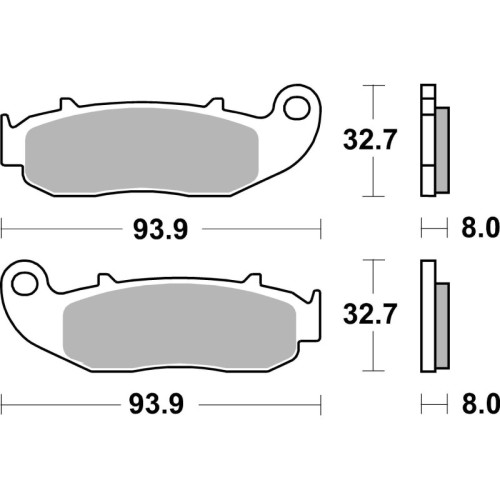pastillas de freno moto brembo genuinas 07107