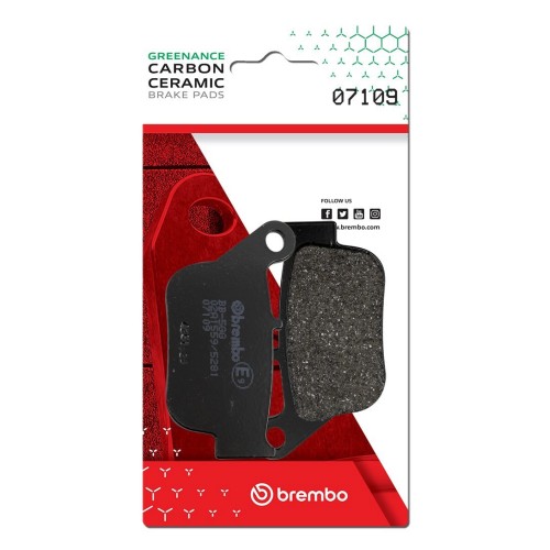 pastillas de freno moto brembo genuinas 07109
