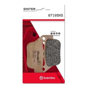 pastillas de freno moto brembo sinterizadas 07109xs