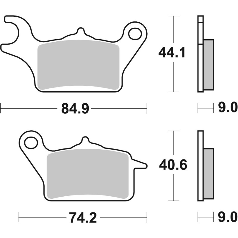 pastillas de freno moto brembo genuinas 07111