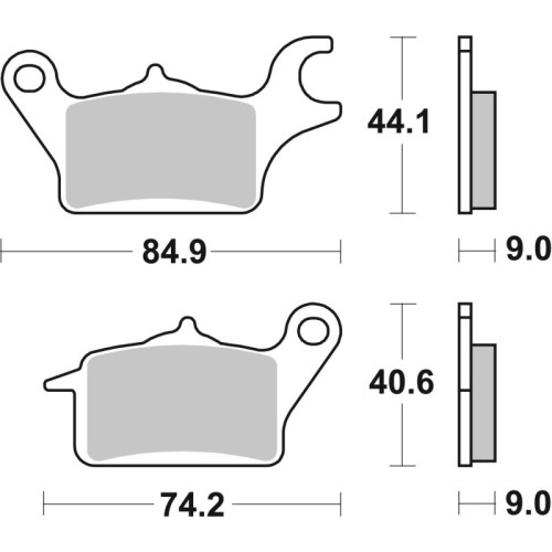 pastillas de freno moto brembo genuinas 07112
