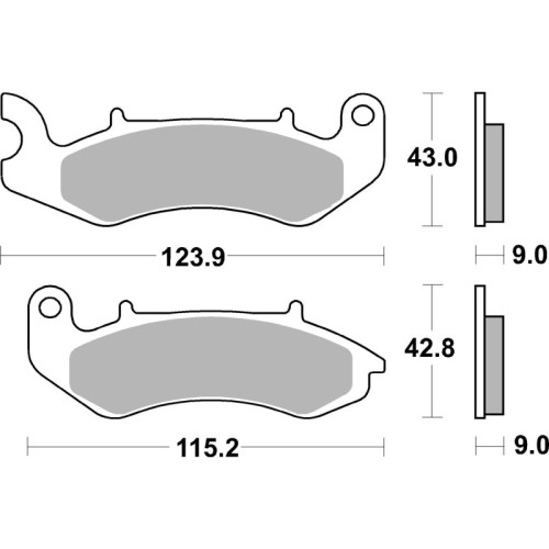 pastillas de freno moto brembo genuinas 07115