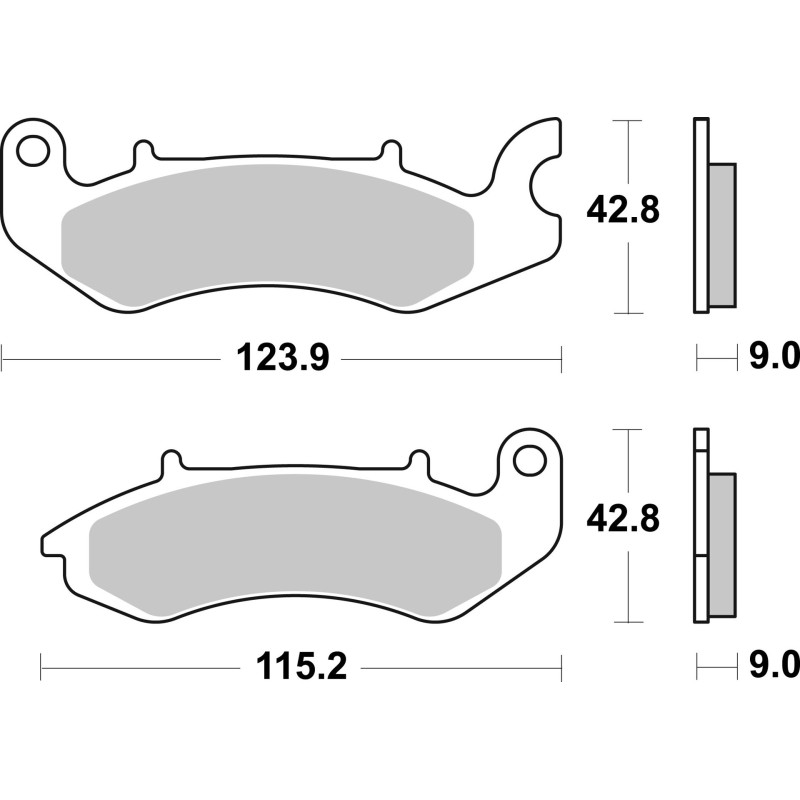 pastillas de freno moto brembo genuinas 07117